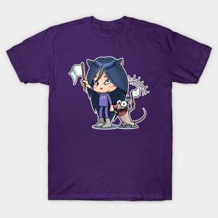 Kitty The Witch Peaces. T-Shirt